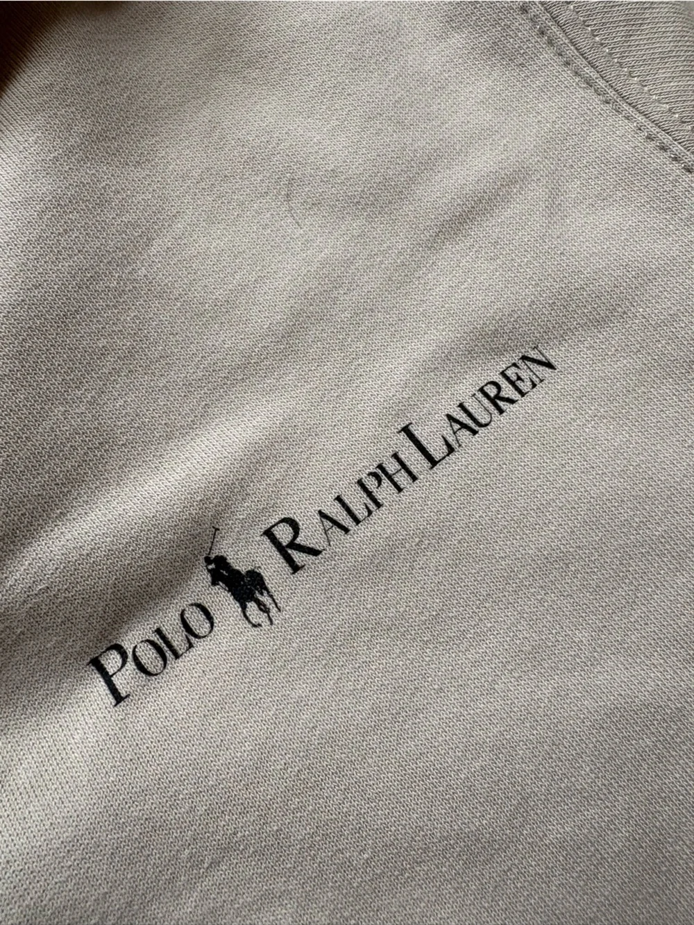 Polo by Ralph Lauren Cream Hoodie Sweatshirt